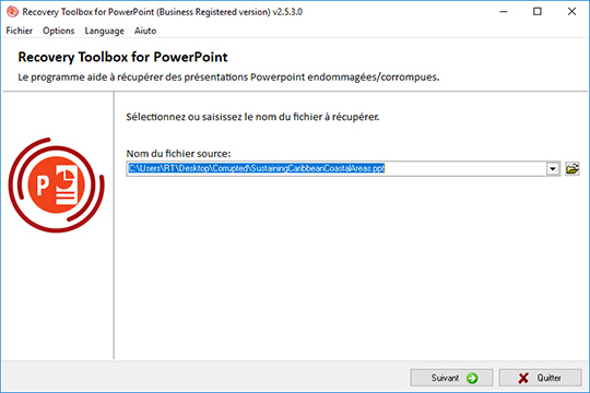 comment réparer un fichier ppt corrompu