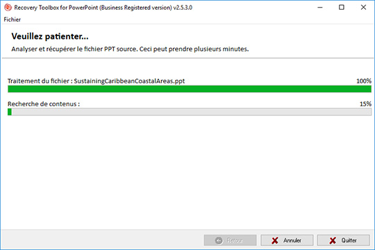 comment réparer un pptx endommagé