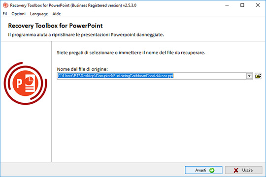 come riparare un file ppt danneggiato
