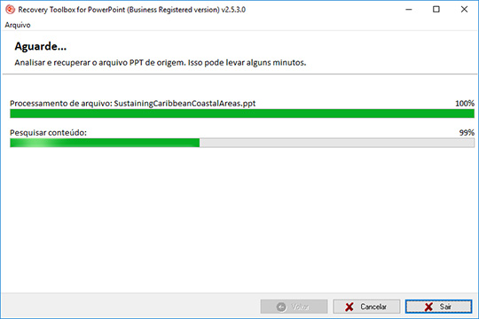 como reparar um pptx danificado