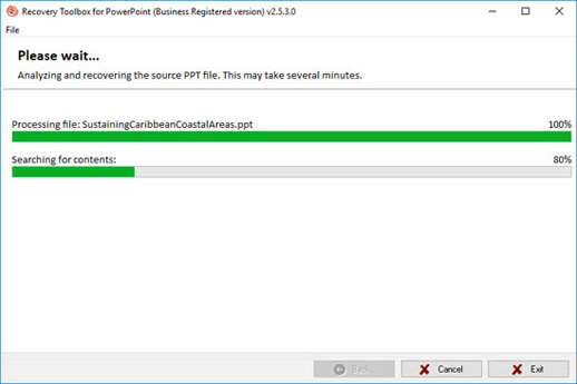 presentation recovery powerpoint
