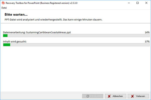 powerpoint datei online reparieren