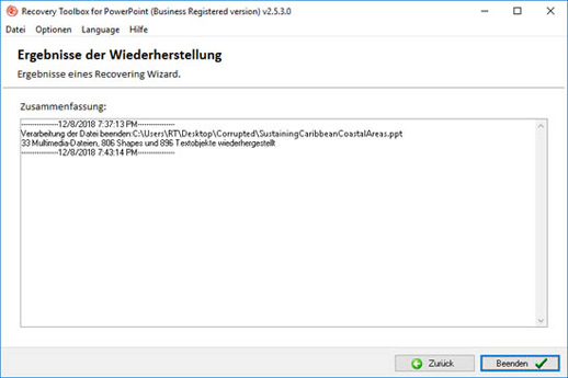 ppt datei online reparieren