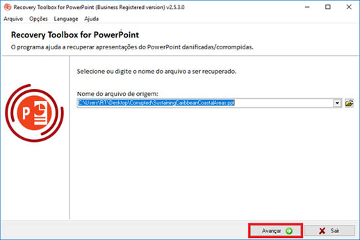 reparar arquivo ppt grátis